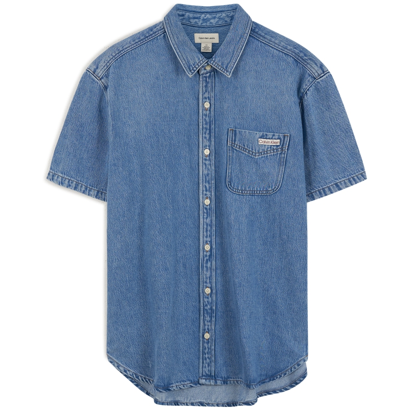 

Calvin Klein Рубашка мужская джинсовая светло-голубая