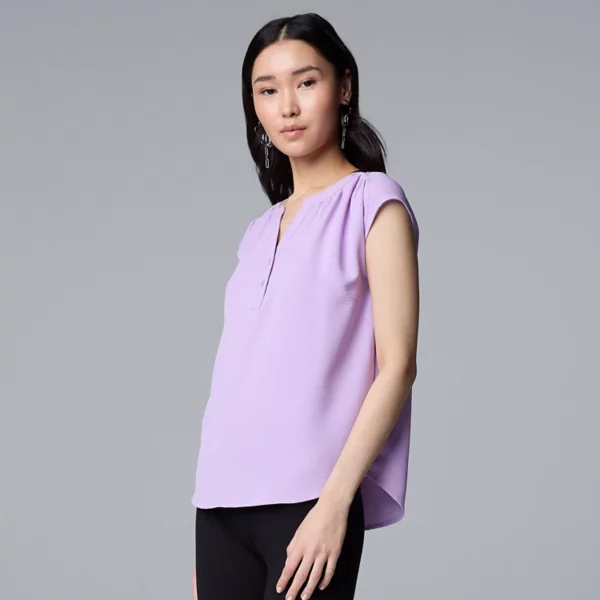 

Женский топ-доска-поповер Simply Vera Vera Wang, цвет lilac flower