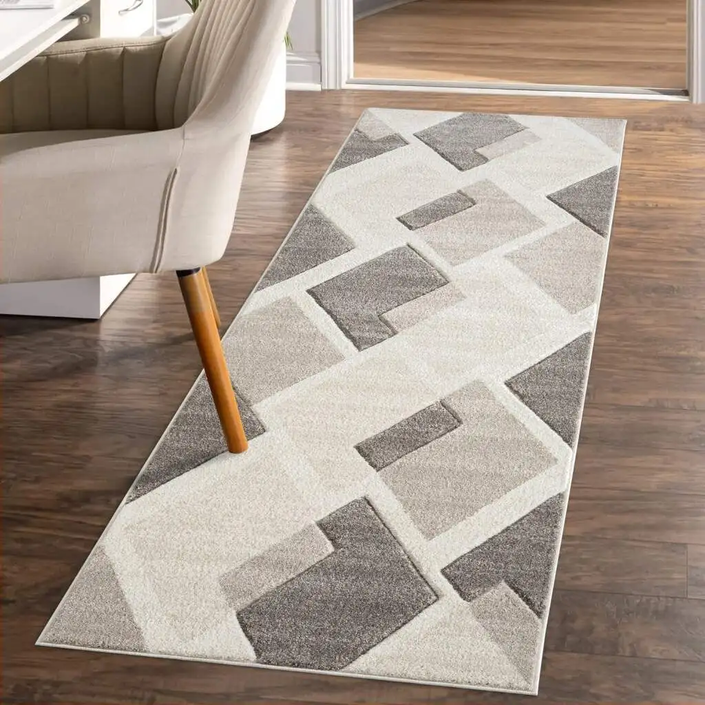 

Ковровая дорожка City "BONITO7167", прямоугольная Carpet City 80х300 см, коричневый