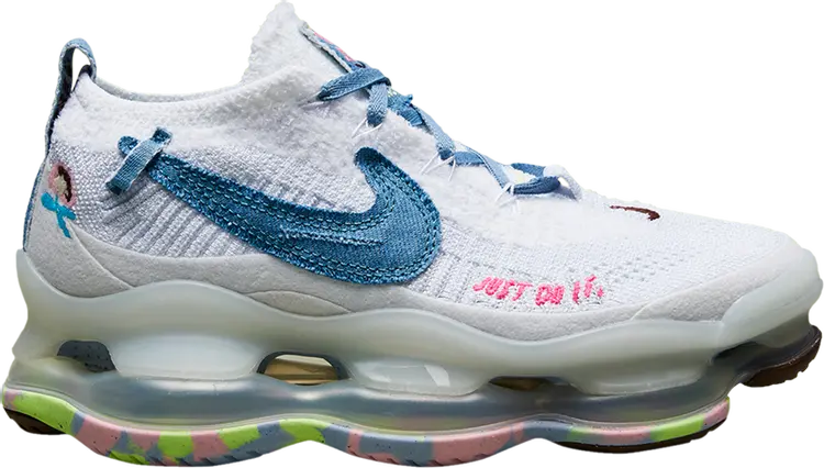 Кроссовки Wmns Air Max Scorpion Flyknit 'Just Do It', белый