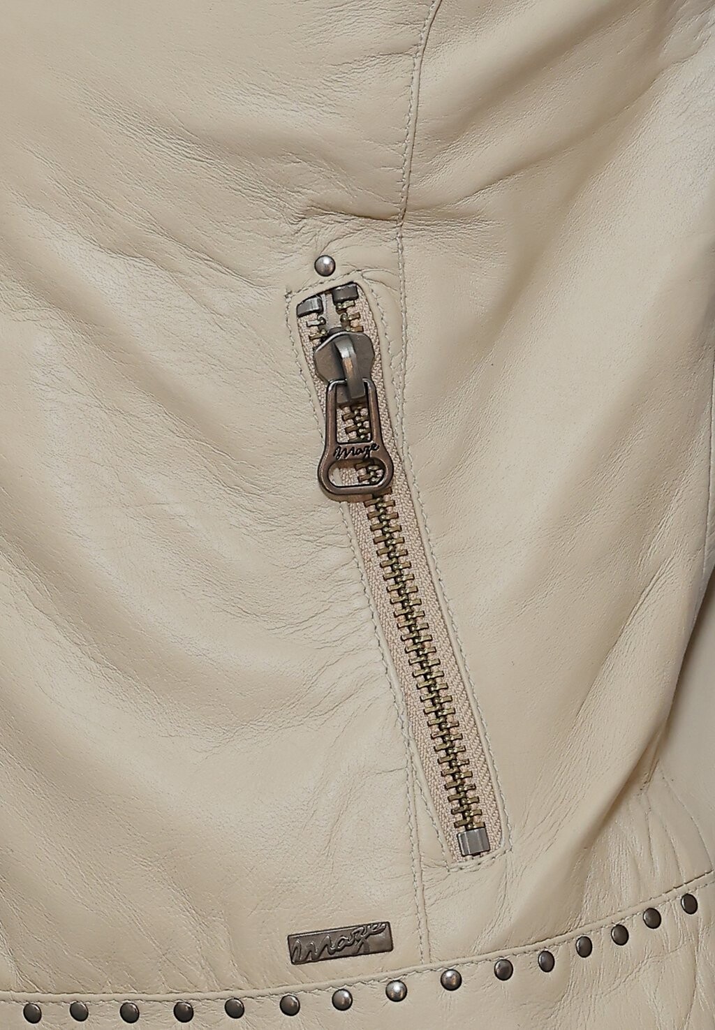 

Кожаная куртка Maze, бежевый