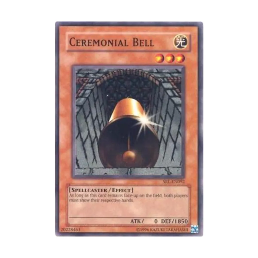 

CCG Церемониальный колокол (обычный), Yu-Gi-Oh - Spell Ruler - Singles