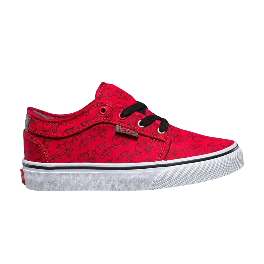 

Кроссовки Nintendo x Chukka Low Kids Vans, красный