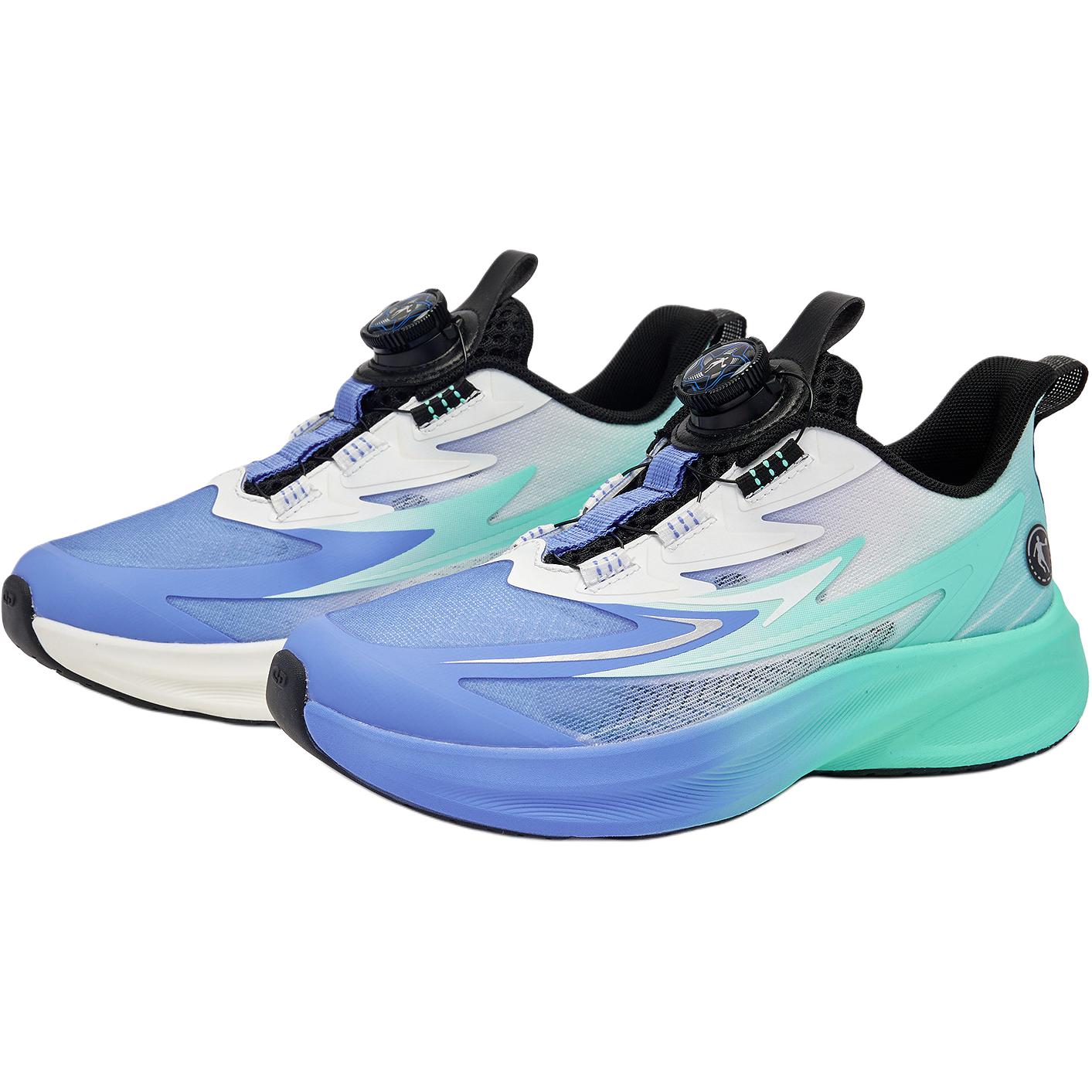 QIAODAN Низкие детские беговые кроссовки Speed Non slip, Breathable, And Wear resistant для подростков, бирюзовый — фото 4