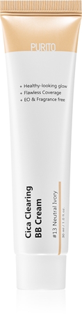 

BB-крем с фильтрами uva и uvb Purito Cica Clearing, 13 Neutral Ivory 30 ml