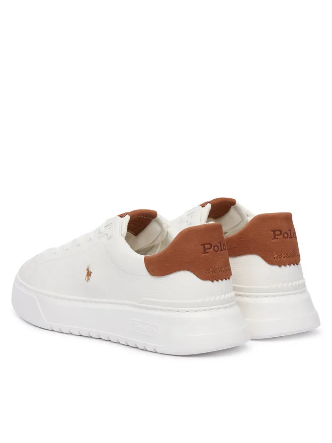 Polo Ralph Lauren Кроссовки RLite Court Tumbled 809P07170001 белые — фото 3