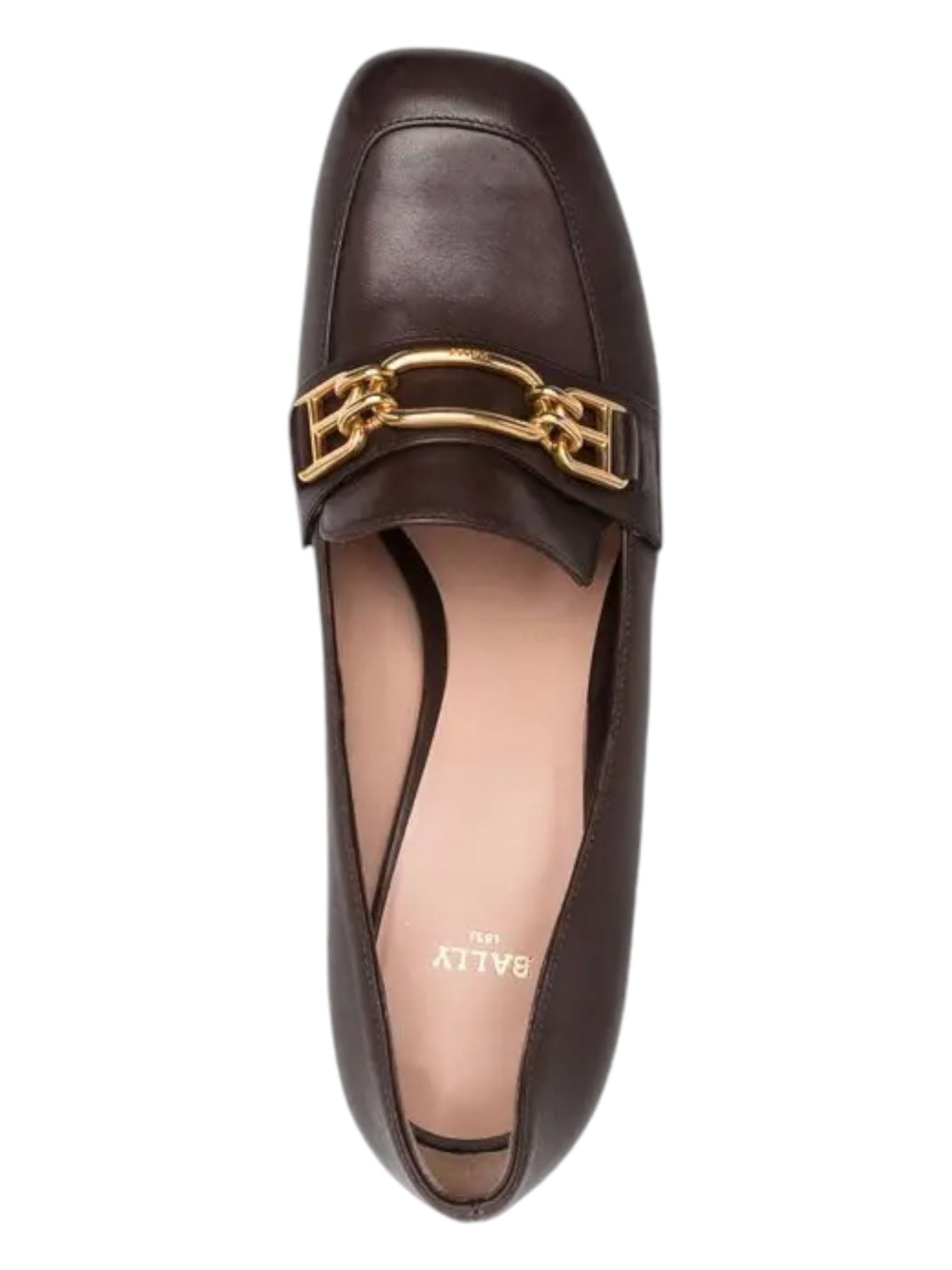 Женские туфли-лодочки Bally Deasia 6239471 из кожи Ebano, коричневый — фото 3