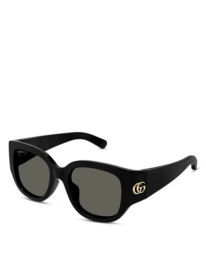 

Солнцезащитные очки Gucci GG Corner, круглые, 52 мм, черный