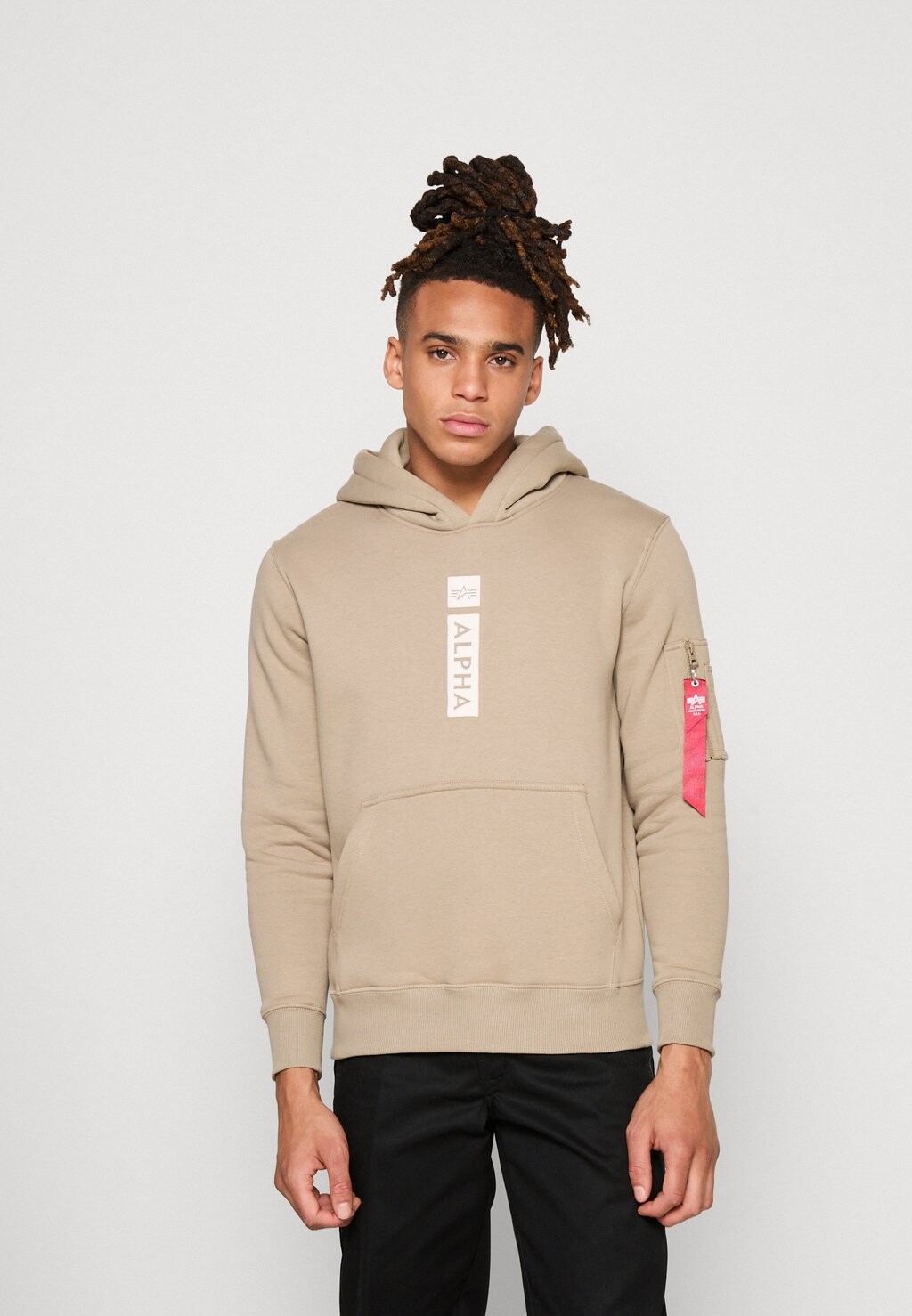 

Худи Hoody Alpha Industries, винтажный песочный