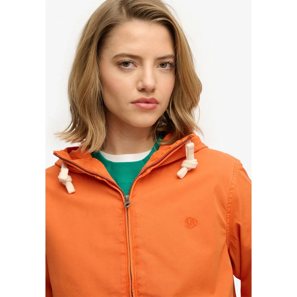 Куртка Superdry из стираной саржи, оранжевый — фото 4