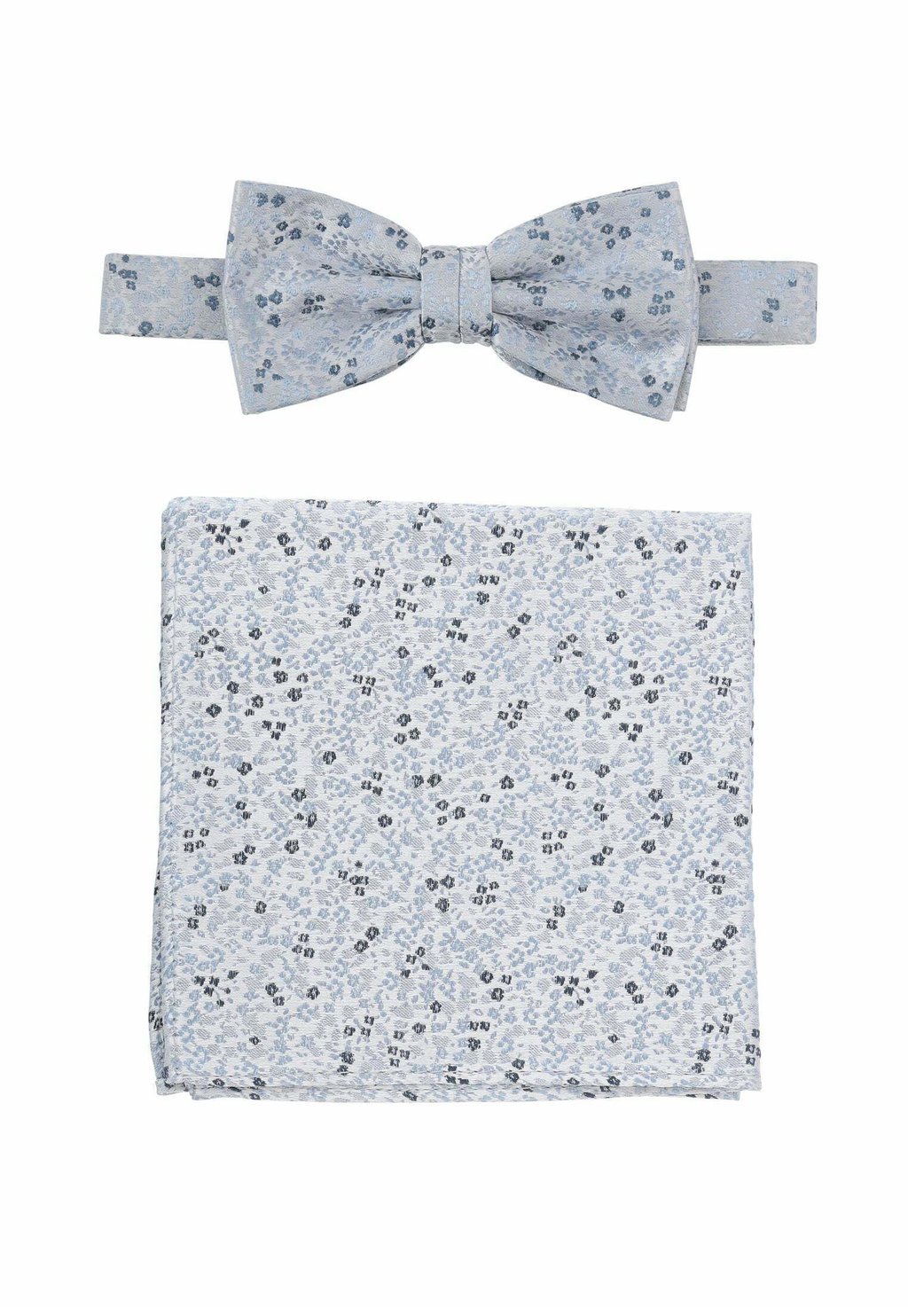 

Галстук-бабочка SET FLOWER - Pocket square Seidenfalter, светло-голубой