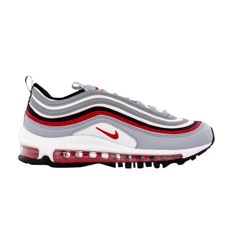 

Кроссовки Nike Air Max 97 GS 'Wolf Grey Red', серый