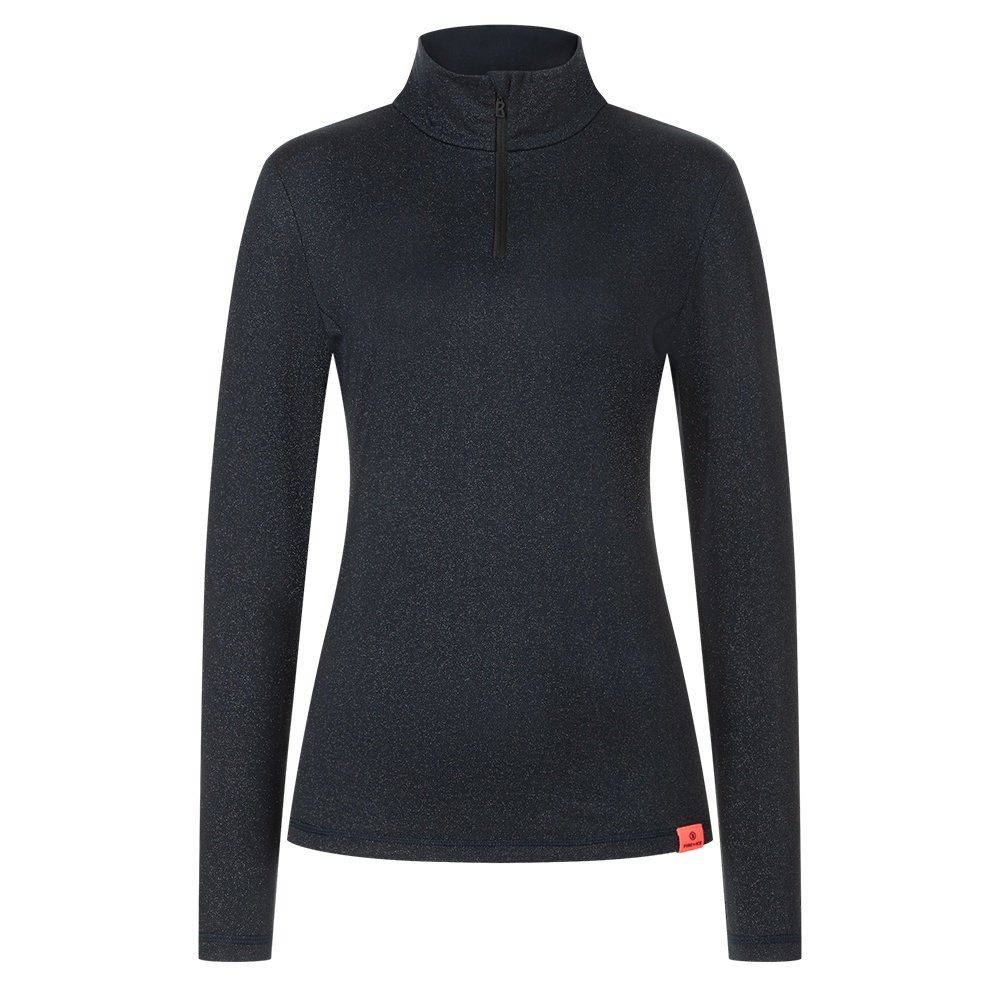 

Куртка-поло Fire + Ice Margo2 Lurex с молнией на четверть длины (женская), Deepest Navy