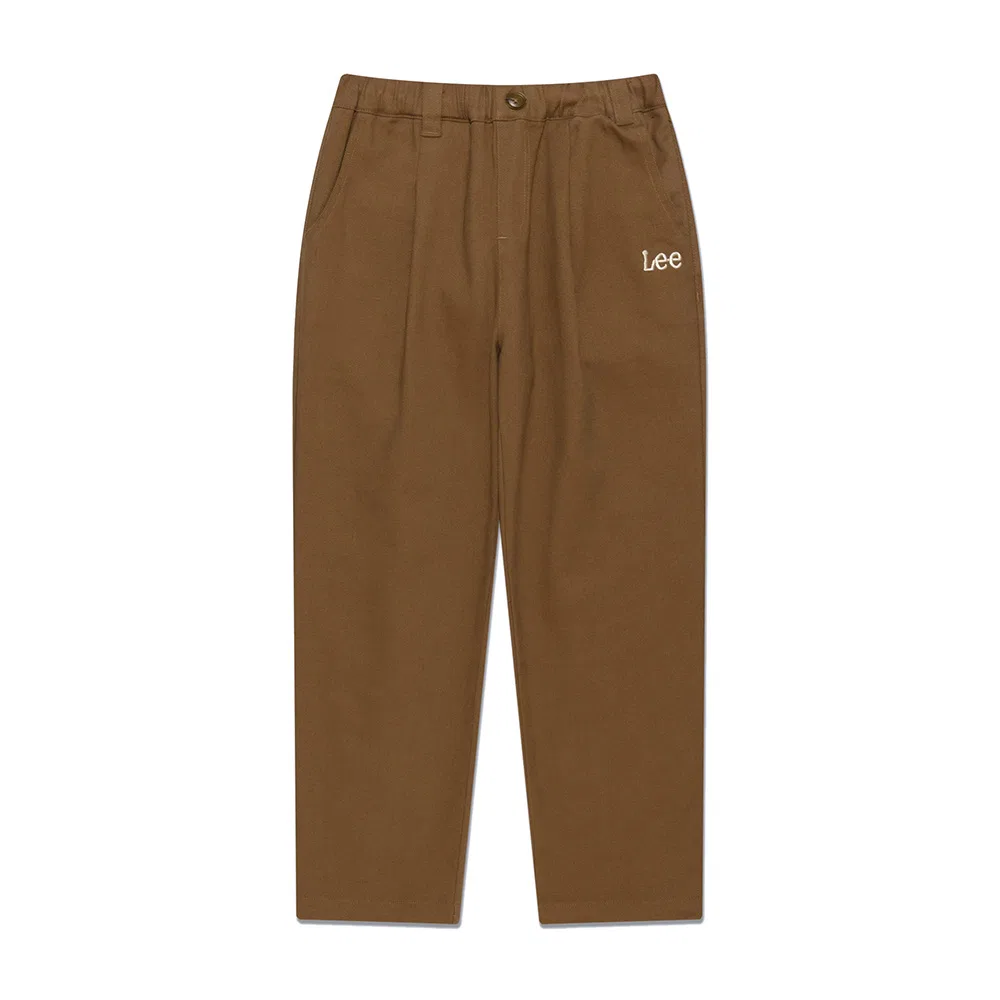 Детские стандартные тканые брюки Lee Kids, бежевые — фото 2