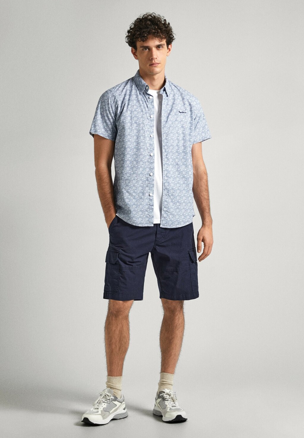 

Рубашка Portland Pepe Jeans, белая