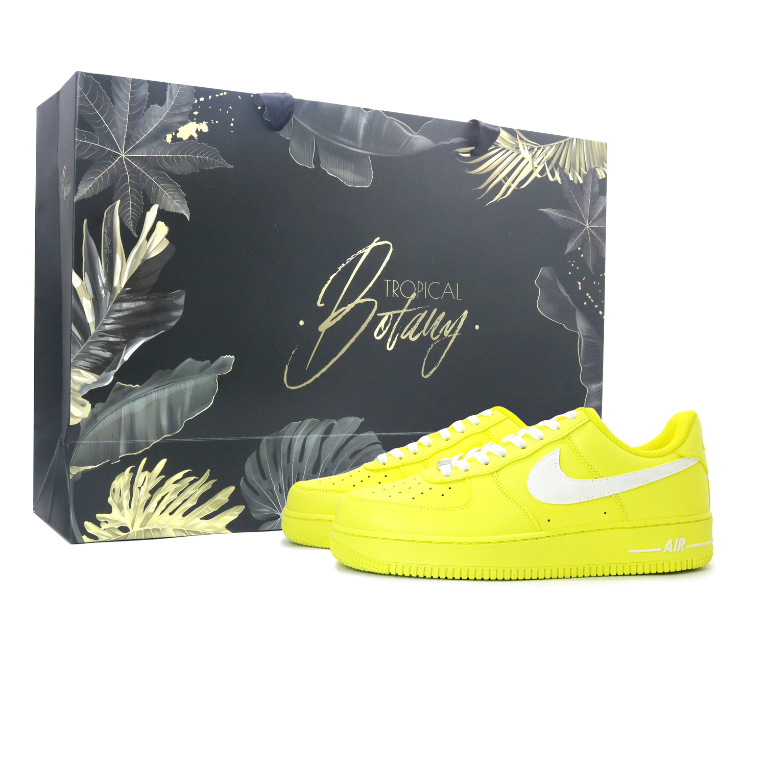 

Nike Air Force 1 Cheeses Cheese нескользящие поддерживающие увеличивающие рост низкие скейтбордские кроссовки унисекс желто-белые - Cheeses Cheese-Prestige Edition подарочная сумка