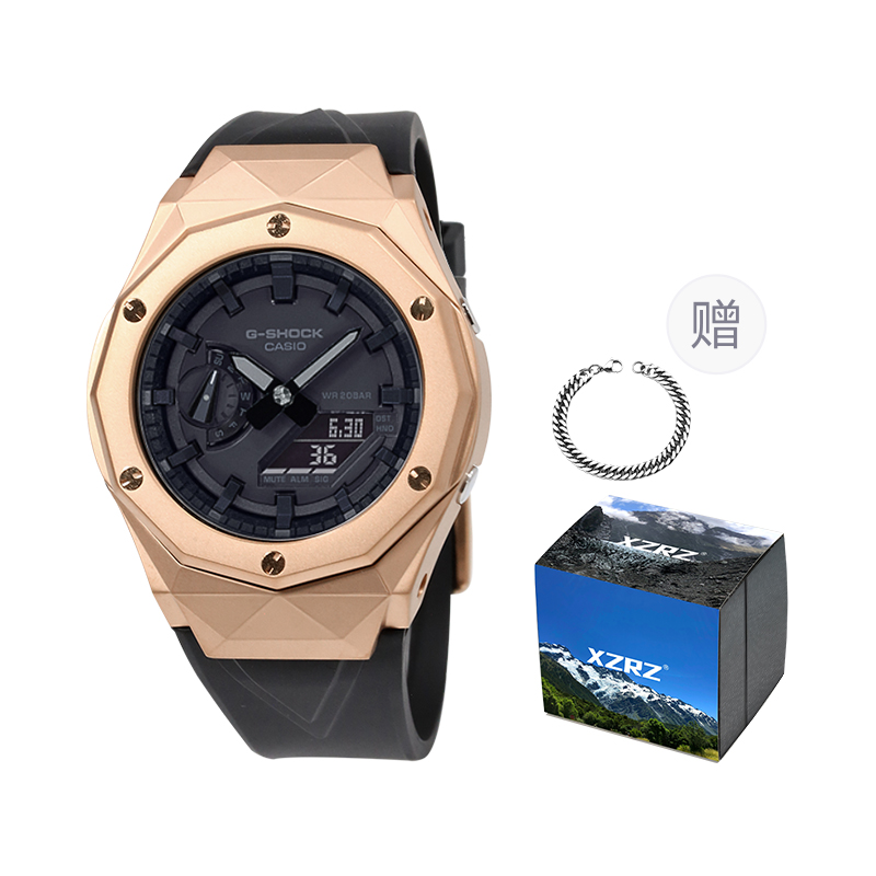 

Унисекс часы CASIO серии с двойным дисплеем жидкокристаллическим/аналоговым черные