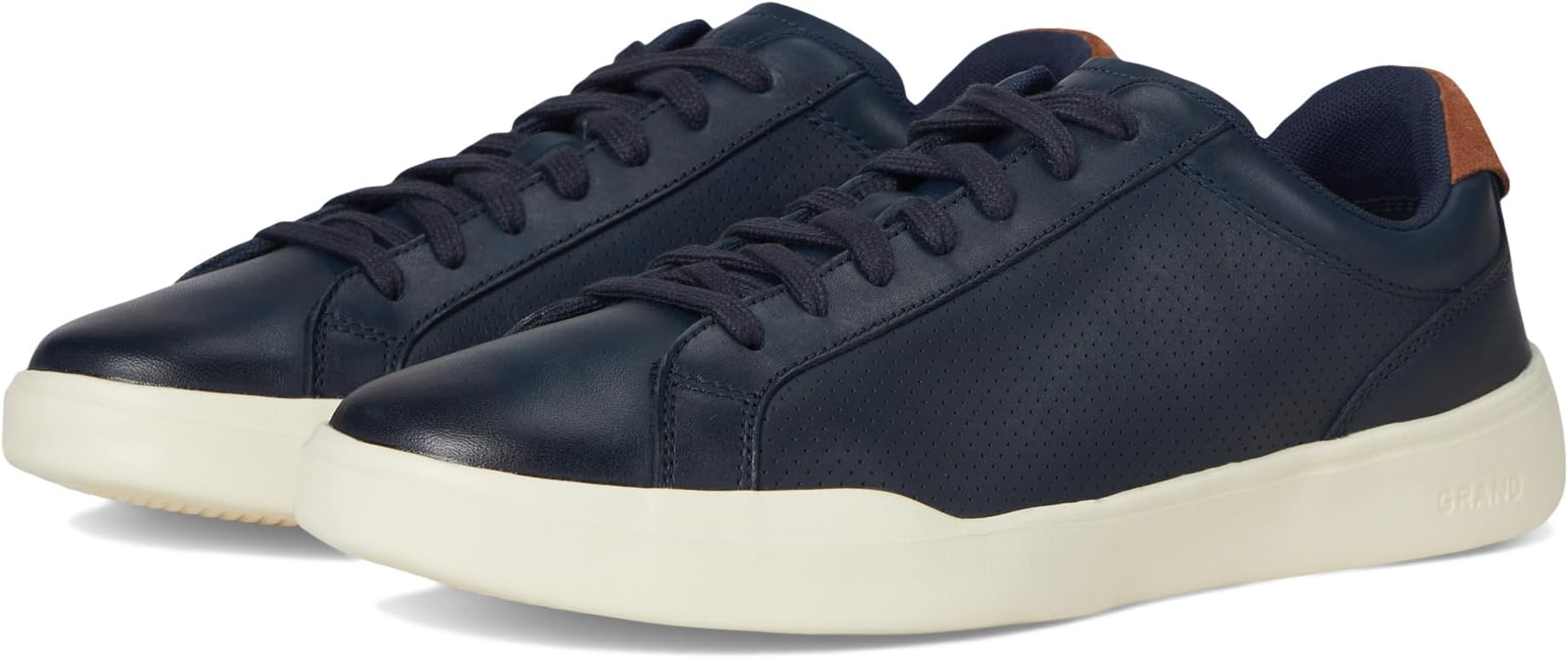 

Кроссовки Cole Haan Grand Crosscourt Modern Perforated Lace To Toe Sneakers, цвет Navy Blazer