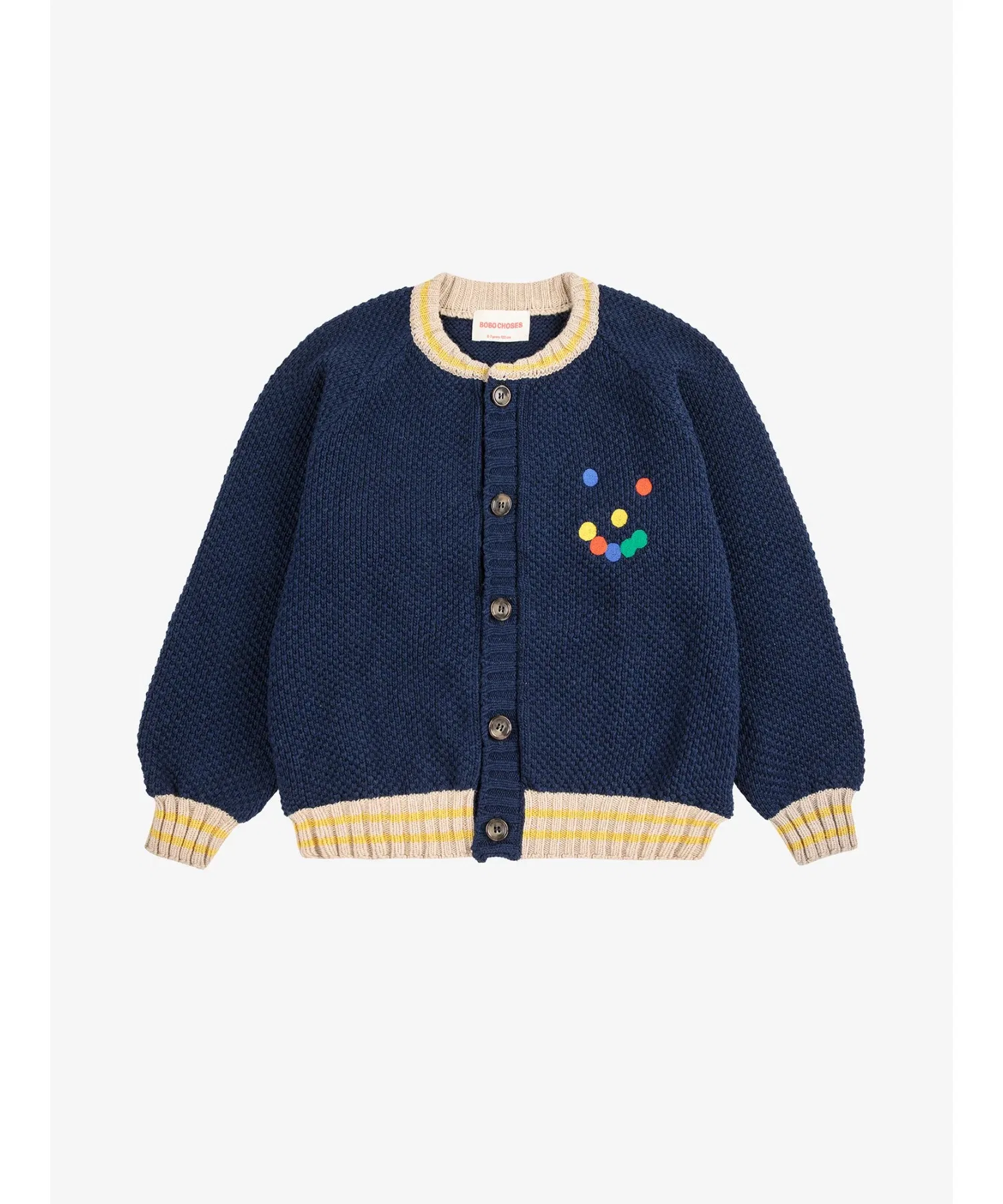 Кардиган с забавным лицом — фото 4