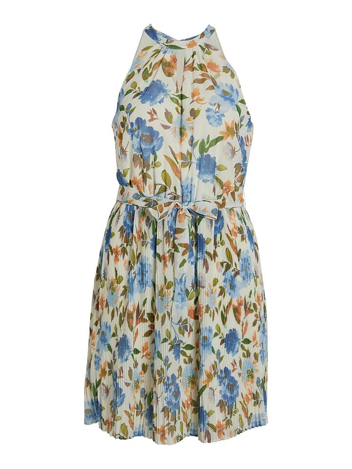 

Короткое платье Vila, цвет beige/hellblau