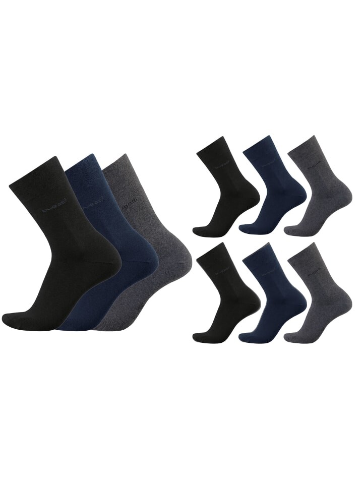 

Носки Bugatti, цвет black/anthra/navy