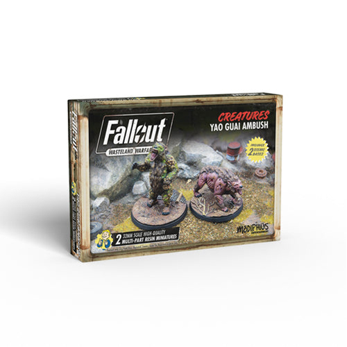 

Фигурки Fallout: Wasteland Warfare Creatures Yao Guai Ambush