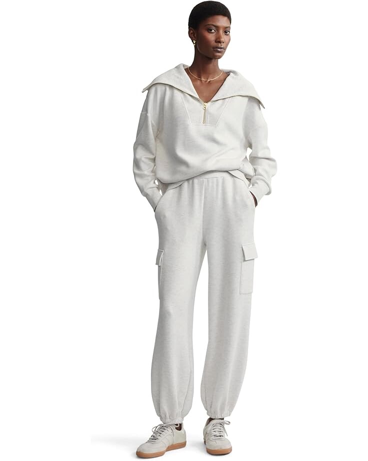 

Свитер Varley Catherine Half Zip Sweat, цвет Ivory Marl