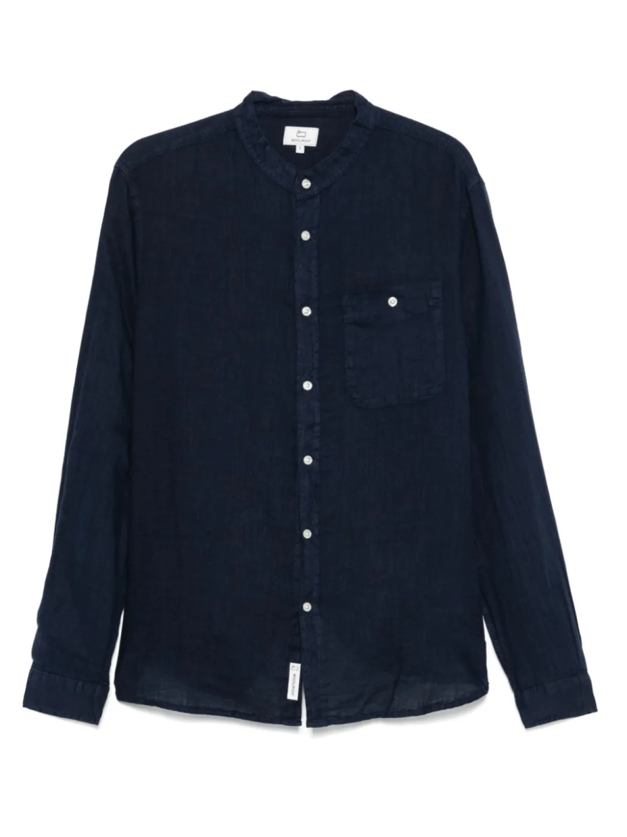 

Льняная рубашка Woolrich, синий