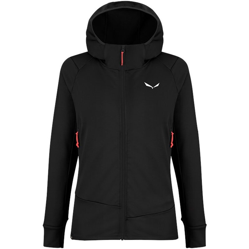

Hooded sweatshirt puez pl w hd jacket Salewa, цвет black out