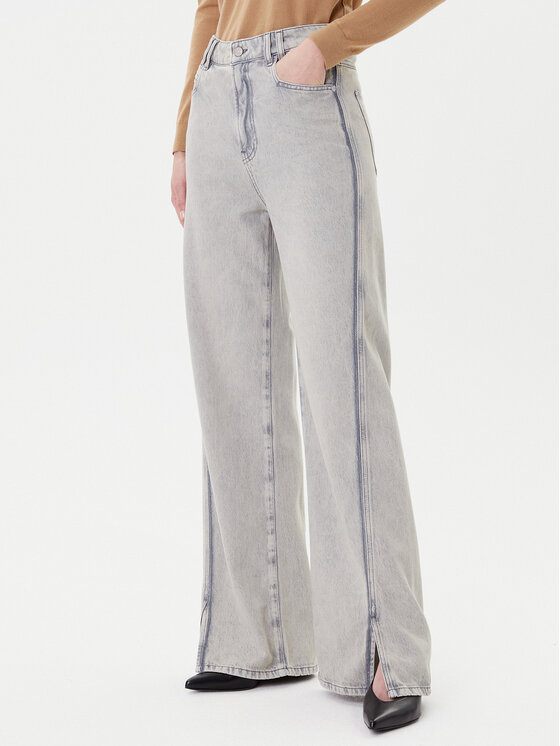 

Джинсы relaxed fit C_Marlene Hr Split 50542436 Boss, серый