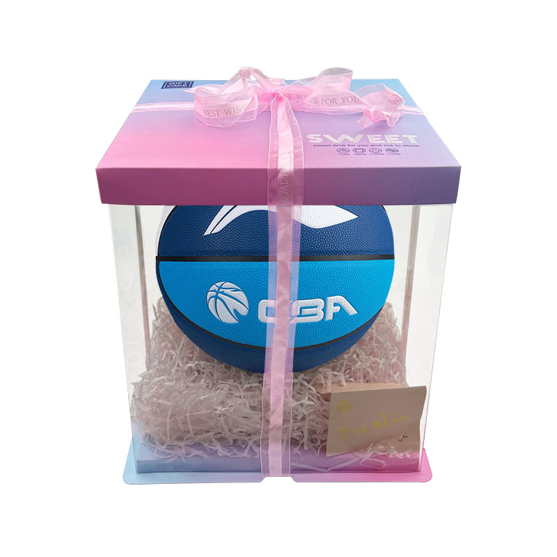 

LINING Баскетбольный мяч PU Blue White размер 7 для соревнований и тренировок