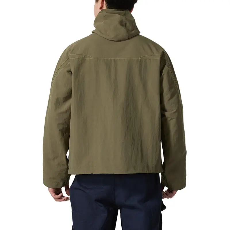 Adidas Куртка армейского зеленого цвета, Army Green — фото 4