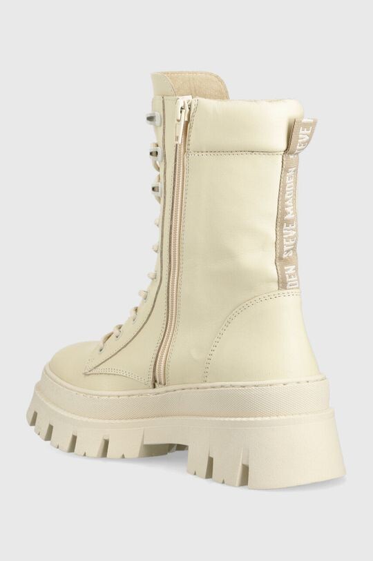 Ботинки женские Steve Madden из натуральной кожи, бежевый — фото 3