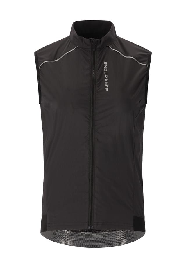 

Велосипедный жилет из березы с ветрозащитным дизайном для езды на велосипеде и горном велосипеде Endurance, черный