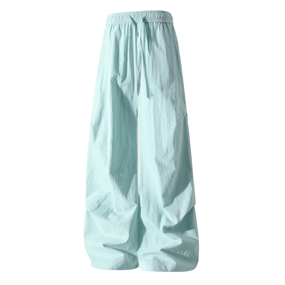 

Повседневные брюки Unisex тонкие прямого кроя X1617, светло-cyan
