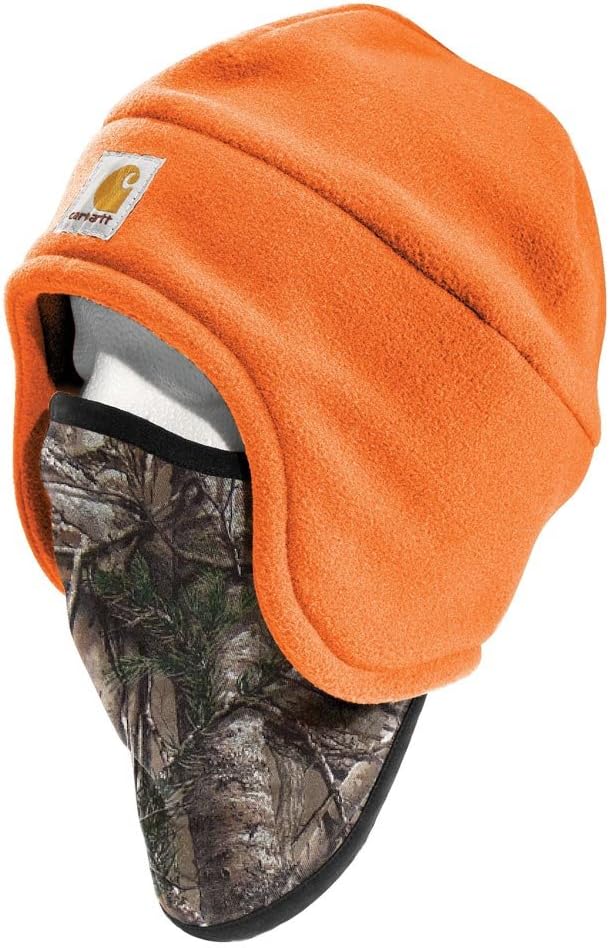 

Carhartt мужская A202 флисовая 2-в-1 шапка, Brite Orange
