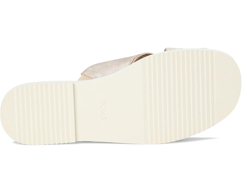 Сандалии TOMS Mae Crossover, цвет Champagne Metallic — фото 3