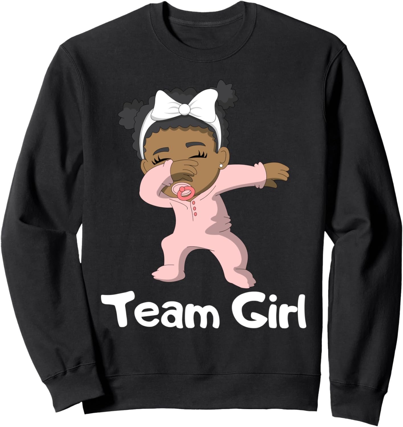 

Вечеринка по определению пола ребенка, команда девочек, милая черная детская толстовка с надписью Dabbing And Minus