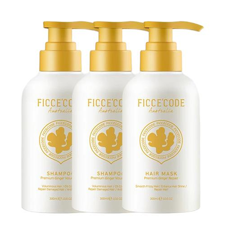 

Набор шампуня и кондиционера Premium Ginger питающий и разглаживающий 300мл+300мл FicceCode