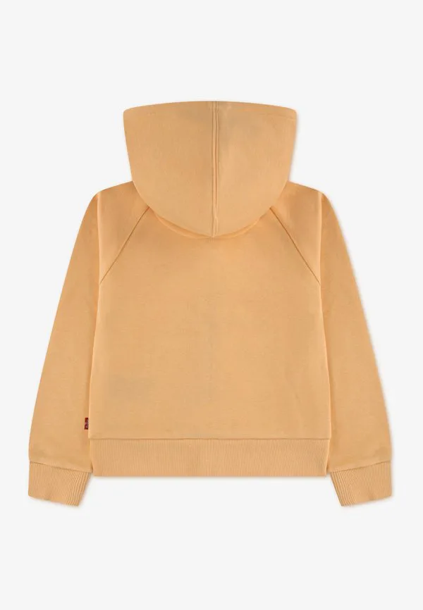 Толстовка на молнии с надписью «встреча и приветствие» Levi'S, Peach Cobbler — фото 2