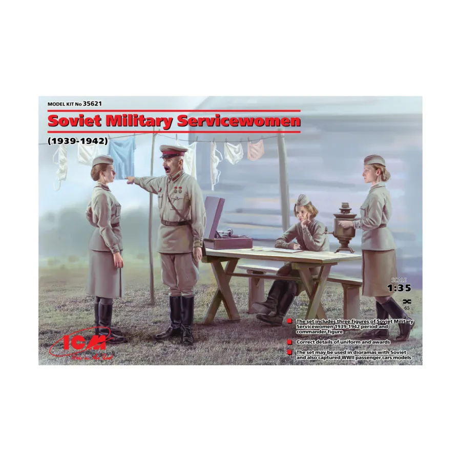 

Советские военнослужащие и командиры, Military Models 1/35 Scale (ICM)