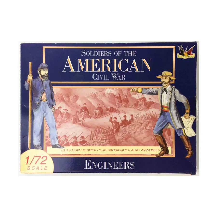 

Инженеры, American Civil War Miniatures (1:72) (Accurate Figures Co.)