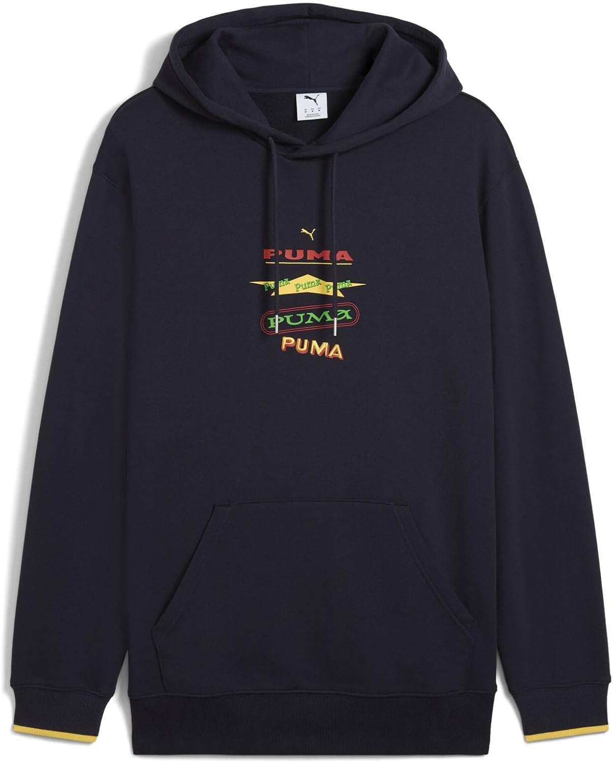 

Мужская повседневная спортивная толстовка Puma TR 631856, толстовка с графическим принтом Дорога к единству, темно-синий