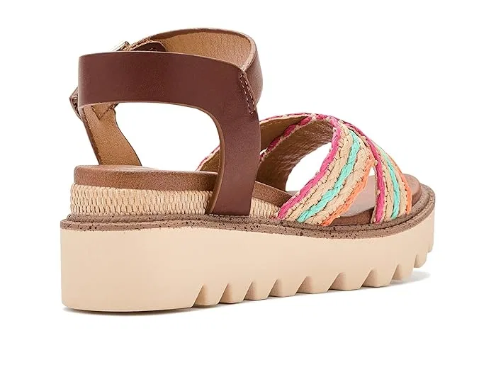 Босоножки на каблуке Zhella Mia Kids, Cognac Multi — фото 4