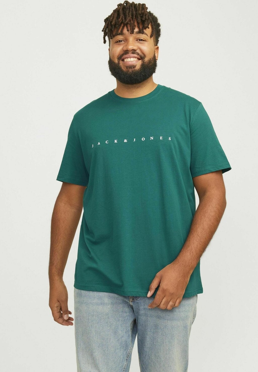 

Футболка с принтом LOGO Jack & Jones, бирюзовый