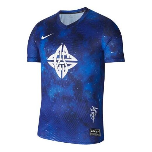 

Футболка x lpl crossover estar quick dry short sleeve blue Nike, синий