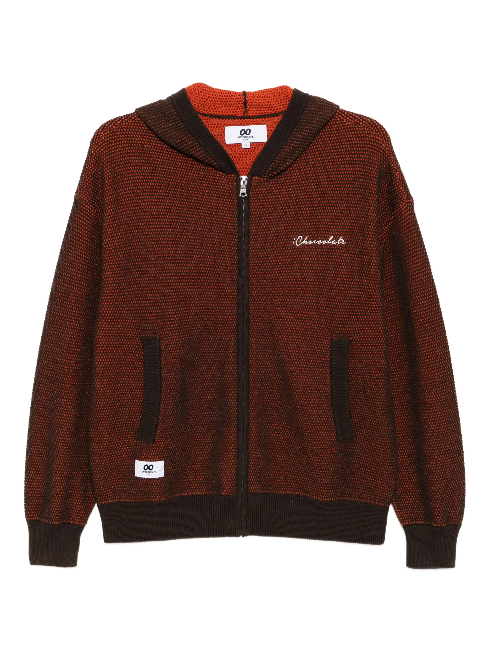 

Худи с вышитым логотипом Chocoolate, коричневый