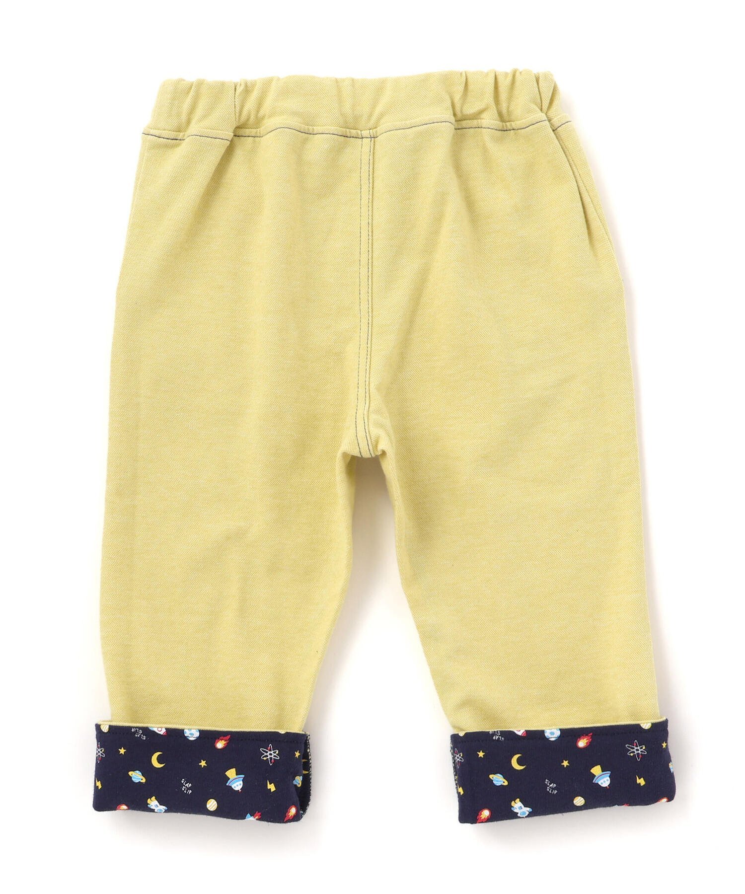 Брюки из саржи длиной 3/4 с подшитым низом (80-120 см) SLAP SLIP, Yellow — фото 3