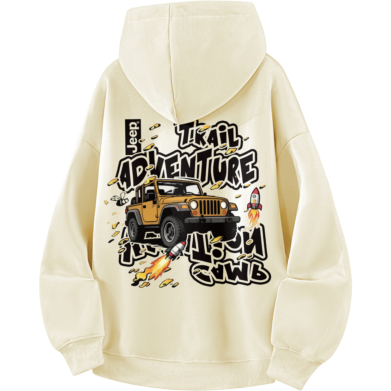 

Свитшот для верховой езды Casual Collection Unisex Jeep, оранжевый (fleece-lined)