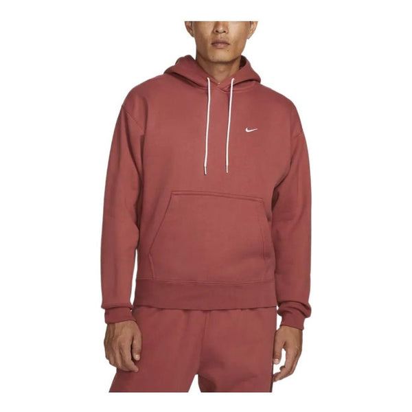 

Толстовка Nike Solo Swoosh Fleece Hoodie 'Canyon Rust', цвет canyon rust